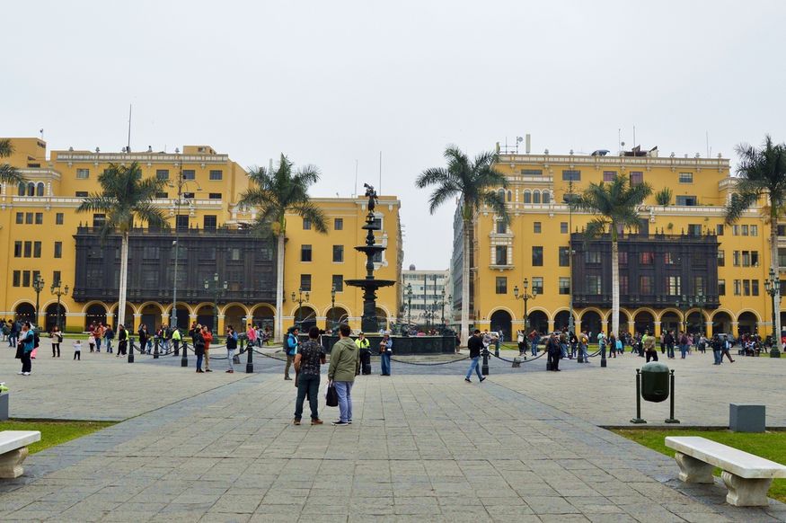 Центр города Лима Перу