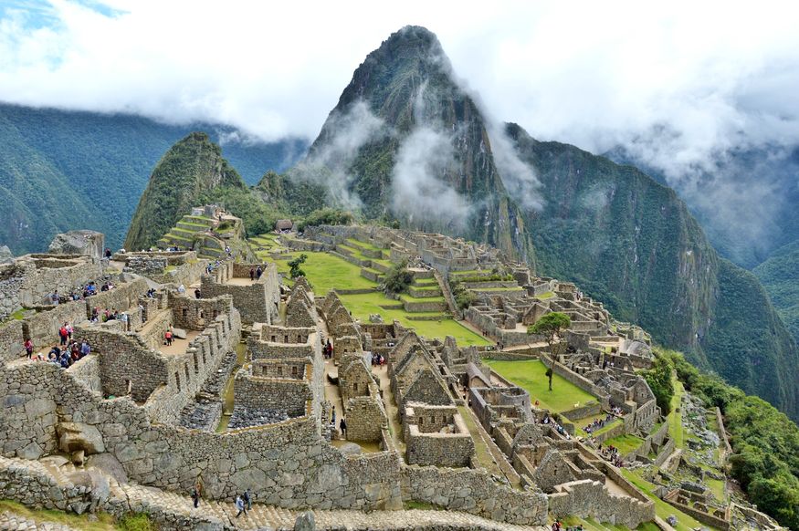 Город инков Мачу-Пикчу фото - общий вид