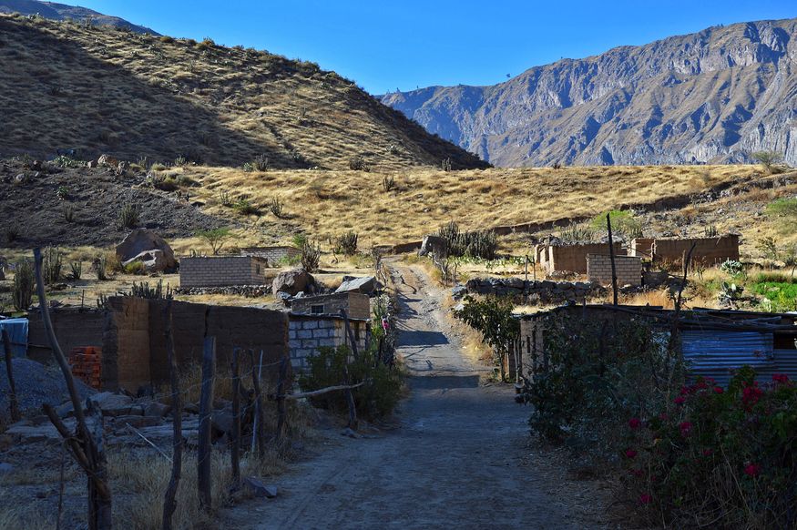 Типичная деревня в Перу