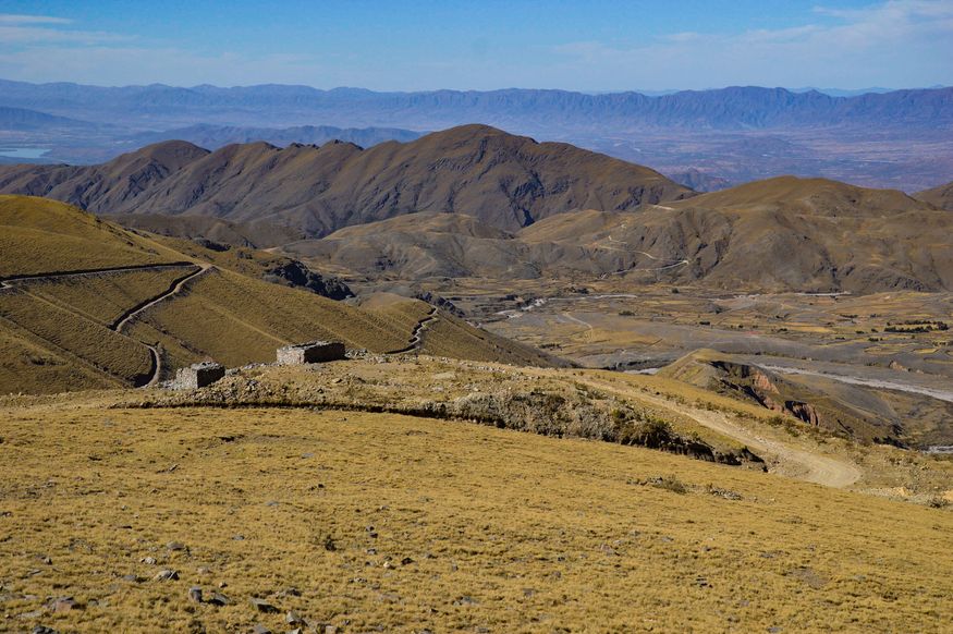 Пейзаж в окрестностях Тарихи в Боливии