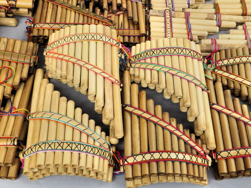 Деревянный эквадорские флейты