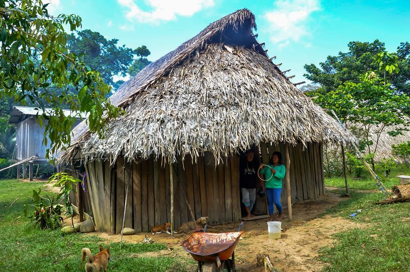 Традиционное жилище — индейцы Эквадора
