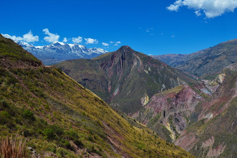 Горный пейзаж в Андах