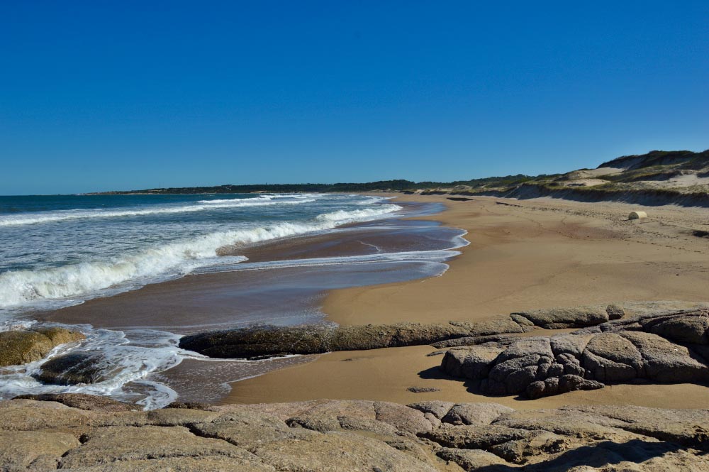 Пляж в Уругвае дикий