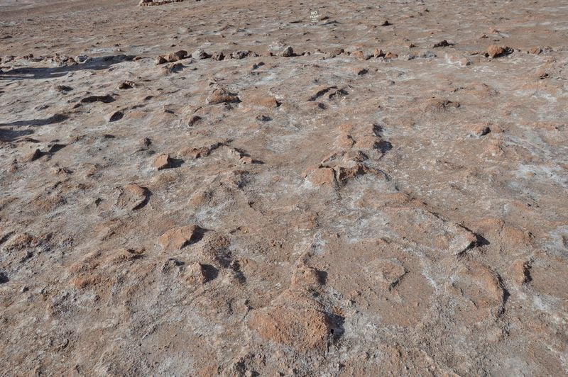 Соль на поверхности пустыни Атакама