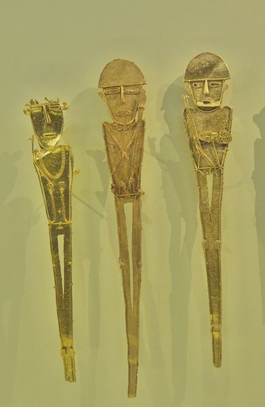 фигуры тунхо — музей золота в Боготе