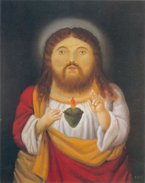 Иисус Христос в стиле Фернандо Ботеро