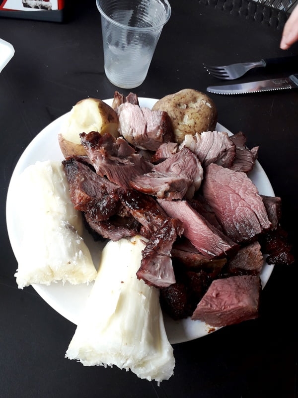 Тарелка мяса регион Льянос в Колумбии