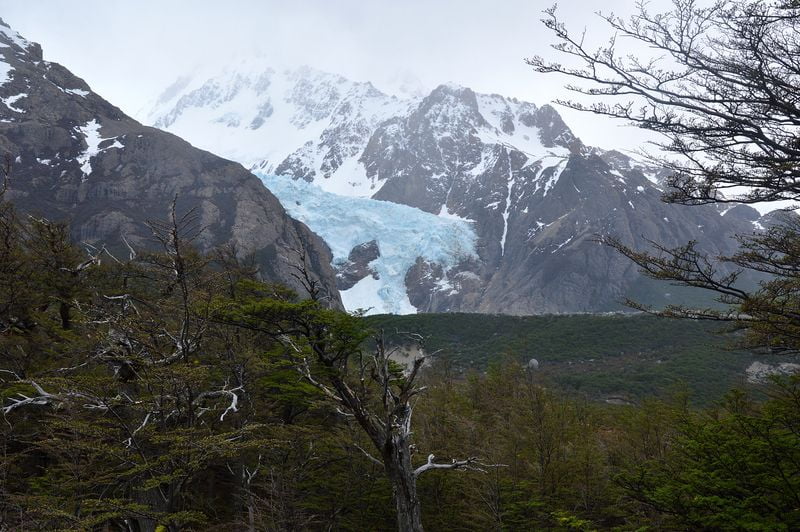 Glacier at Fitz Roy park / Ледник в парке Фитц Рой