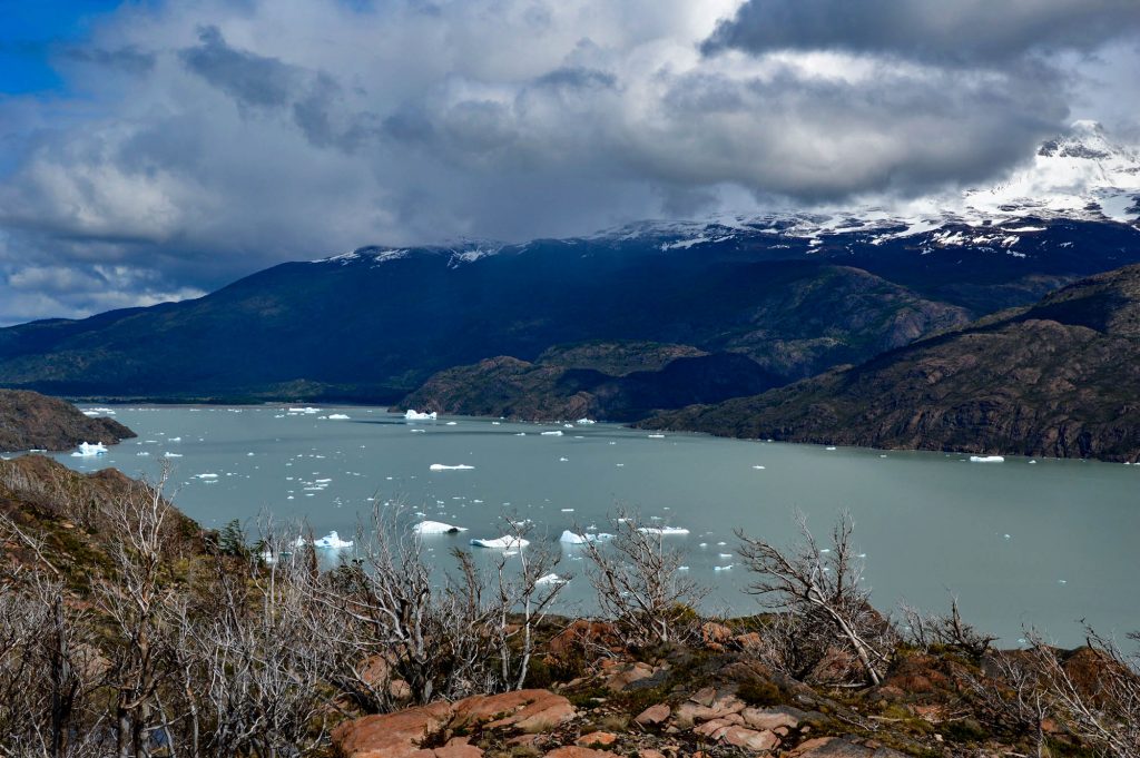 Ледниковое озеро в Торрес дель Пайне
