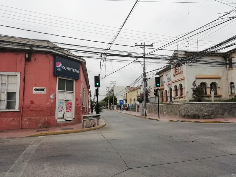 Улица в небольшом чилийском городе