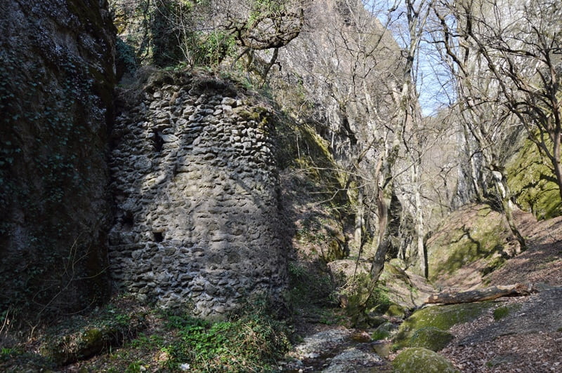 средневековая крепость биртвиси