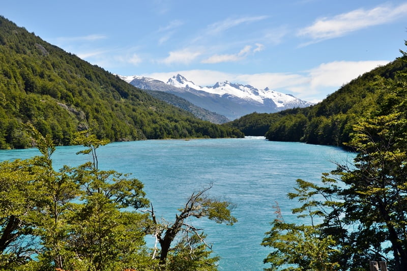 Озеро в Патагонии в Чили