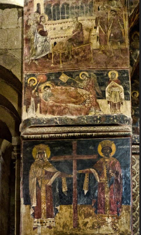 Древние грузинские фрески 
