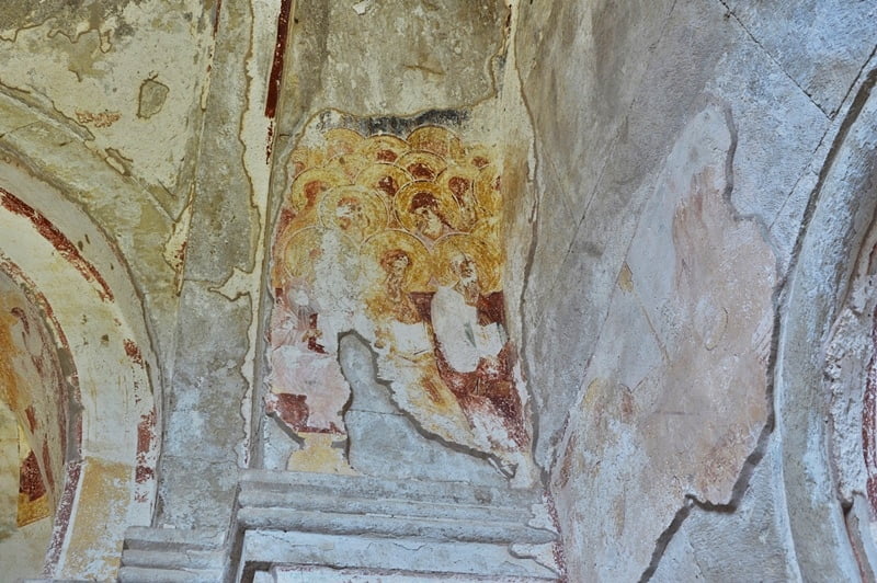 старинные фрески в Гелати