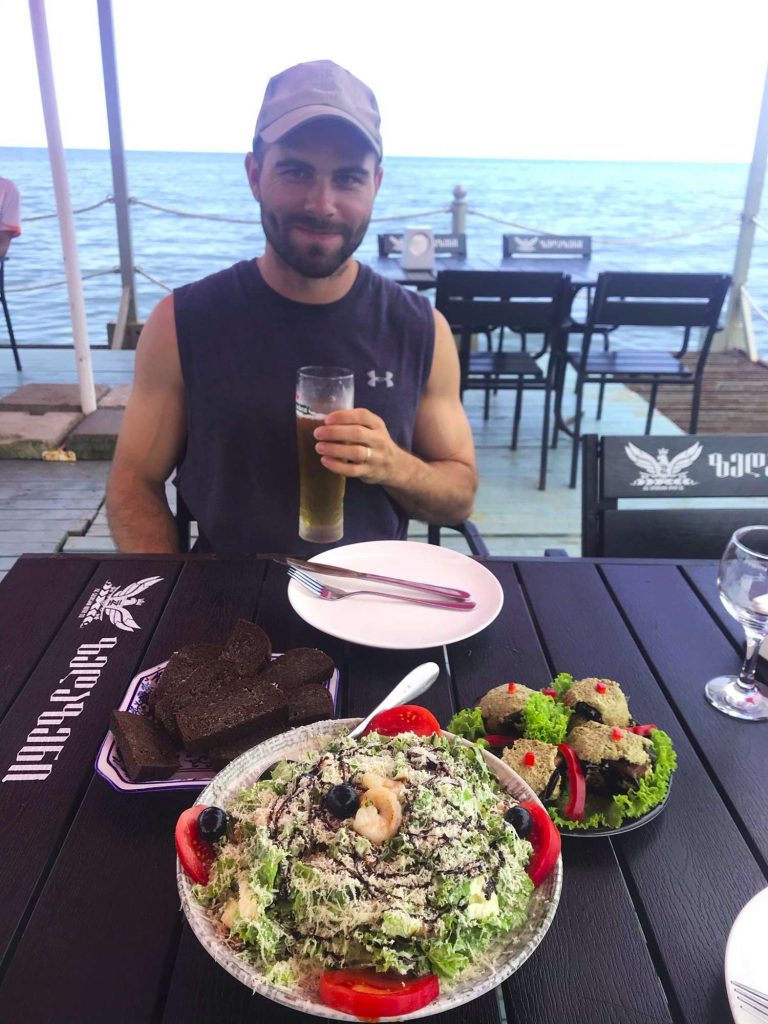 Обед в Батуми с видом на море