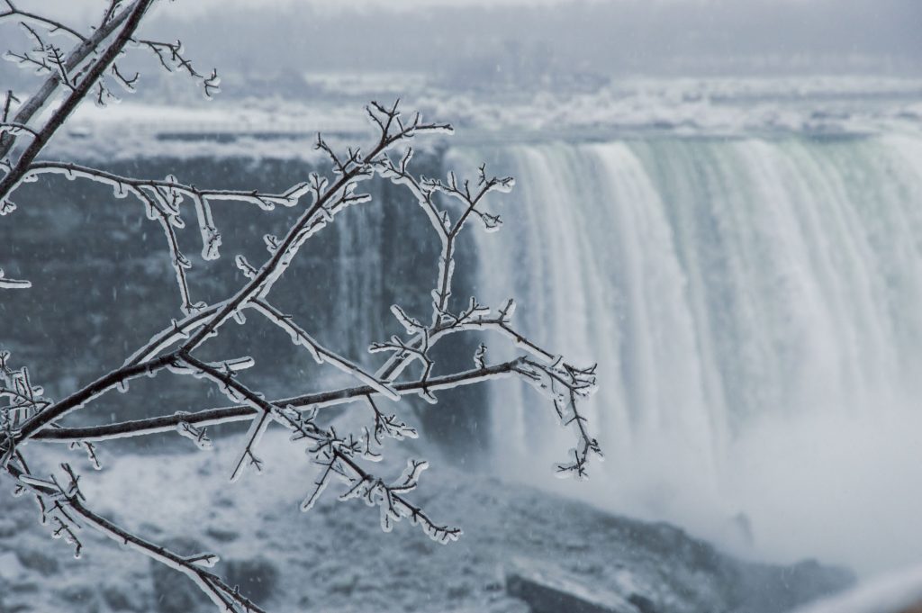 Зима - Ниагарский водопад