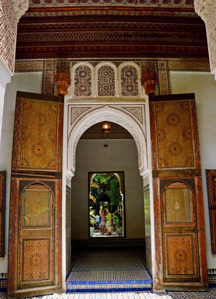 Двери замка в Марракеше