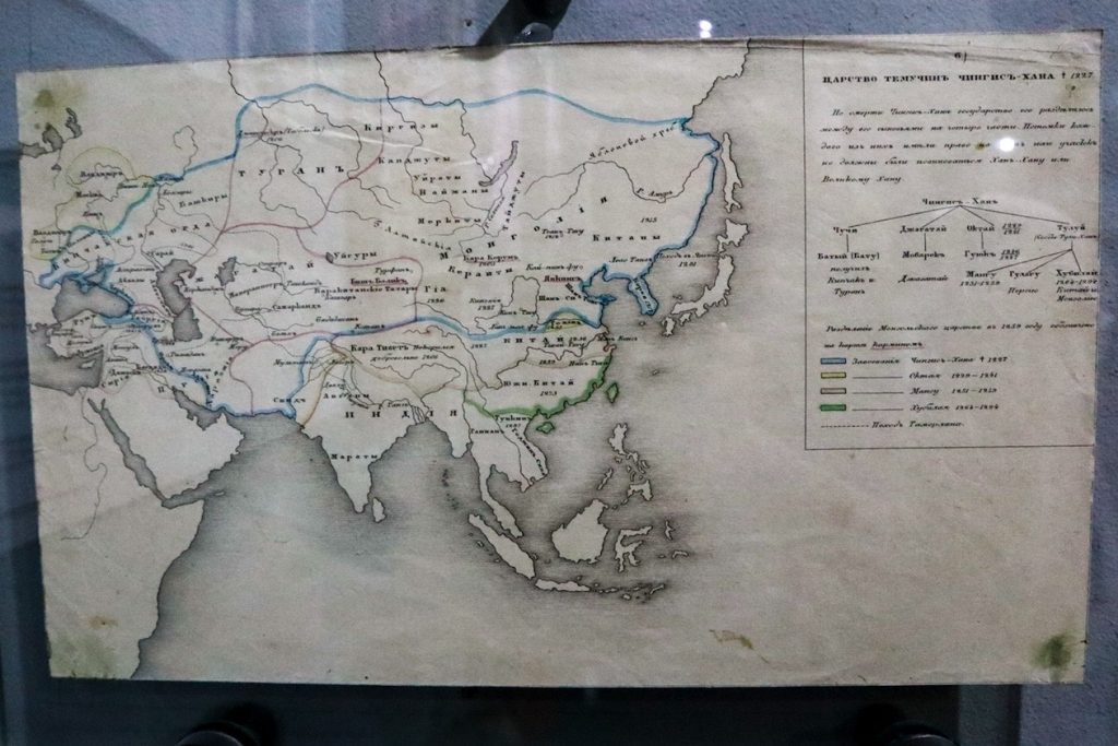 Карта государства Чингисхана