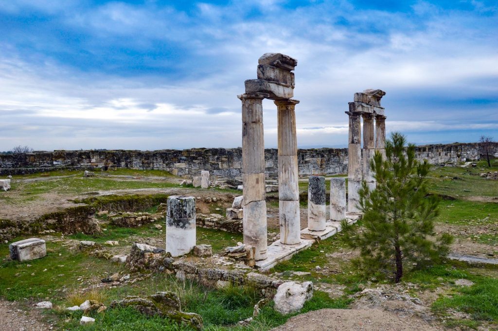 Развалины античного города в Турции