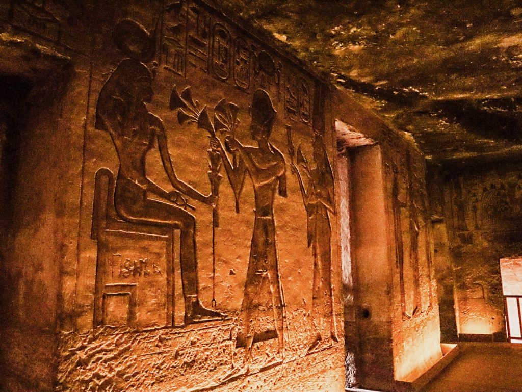 Интерьер храма Нефертари
