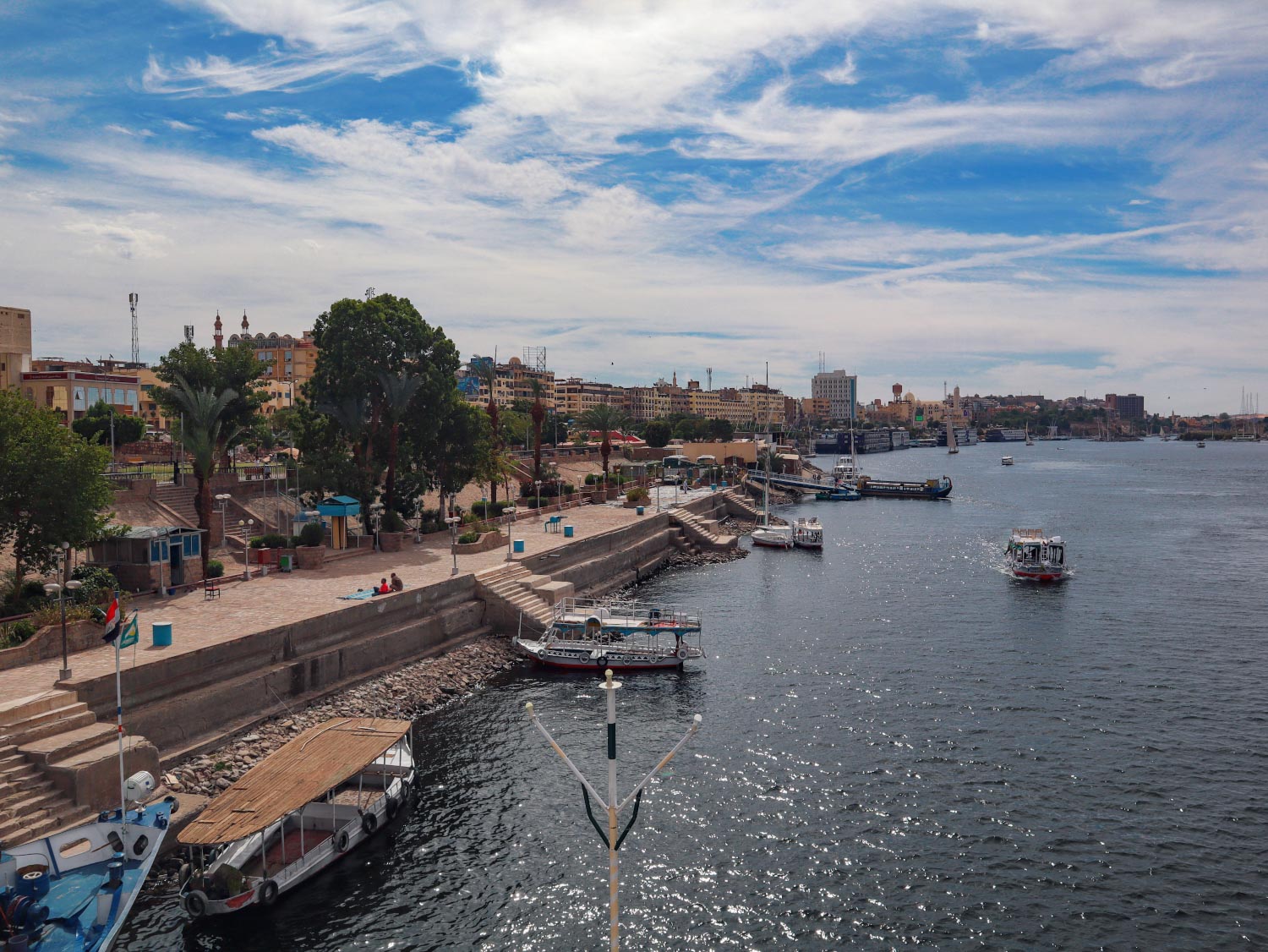 Pier in Aswan