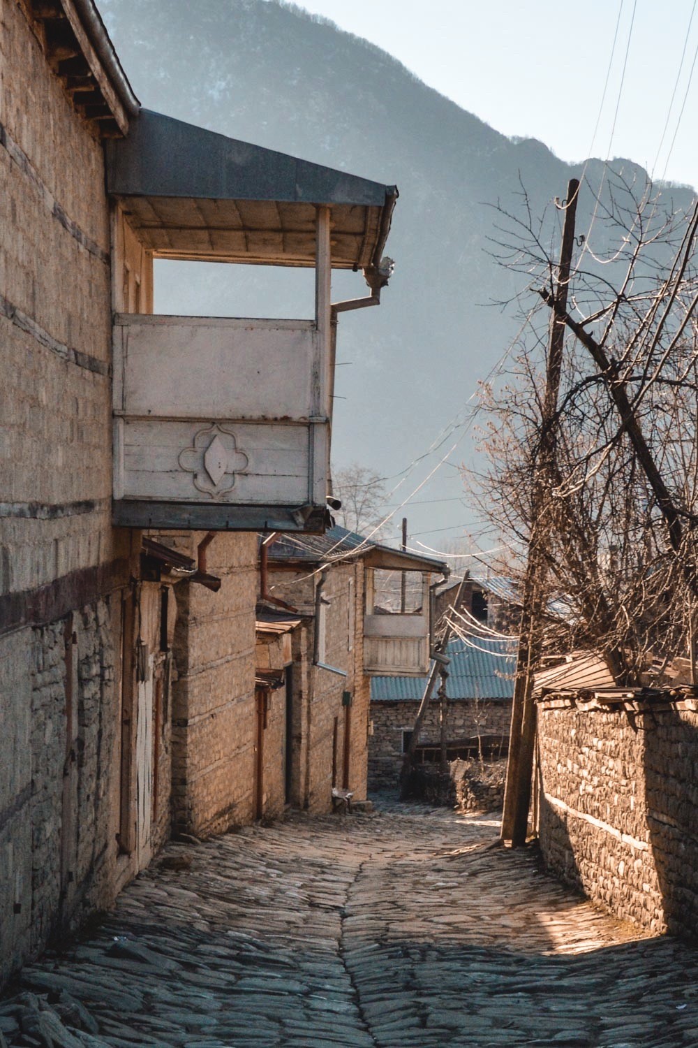 Деревянный балкон в архитектуре Азербайджана