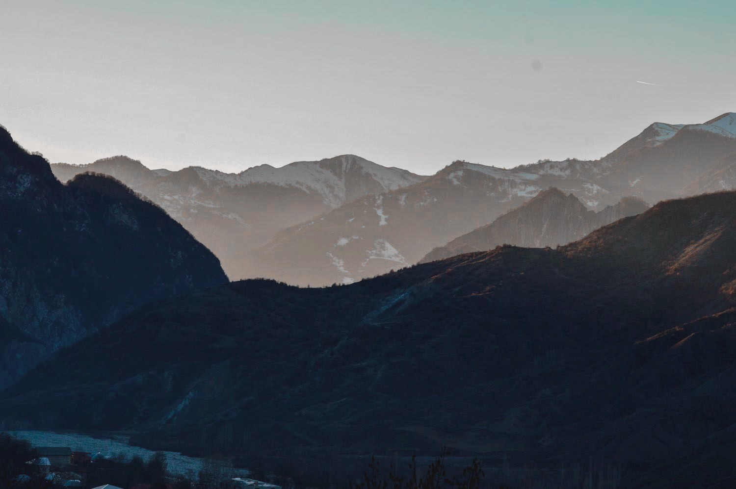 Горные вершины Кавказа