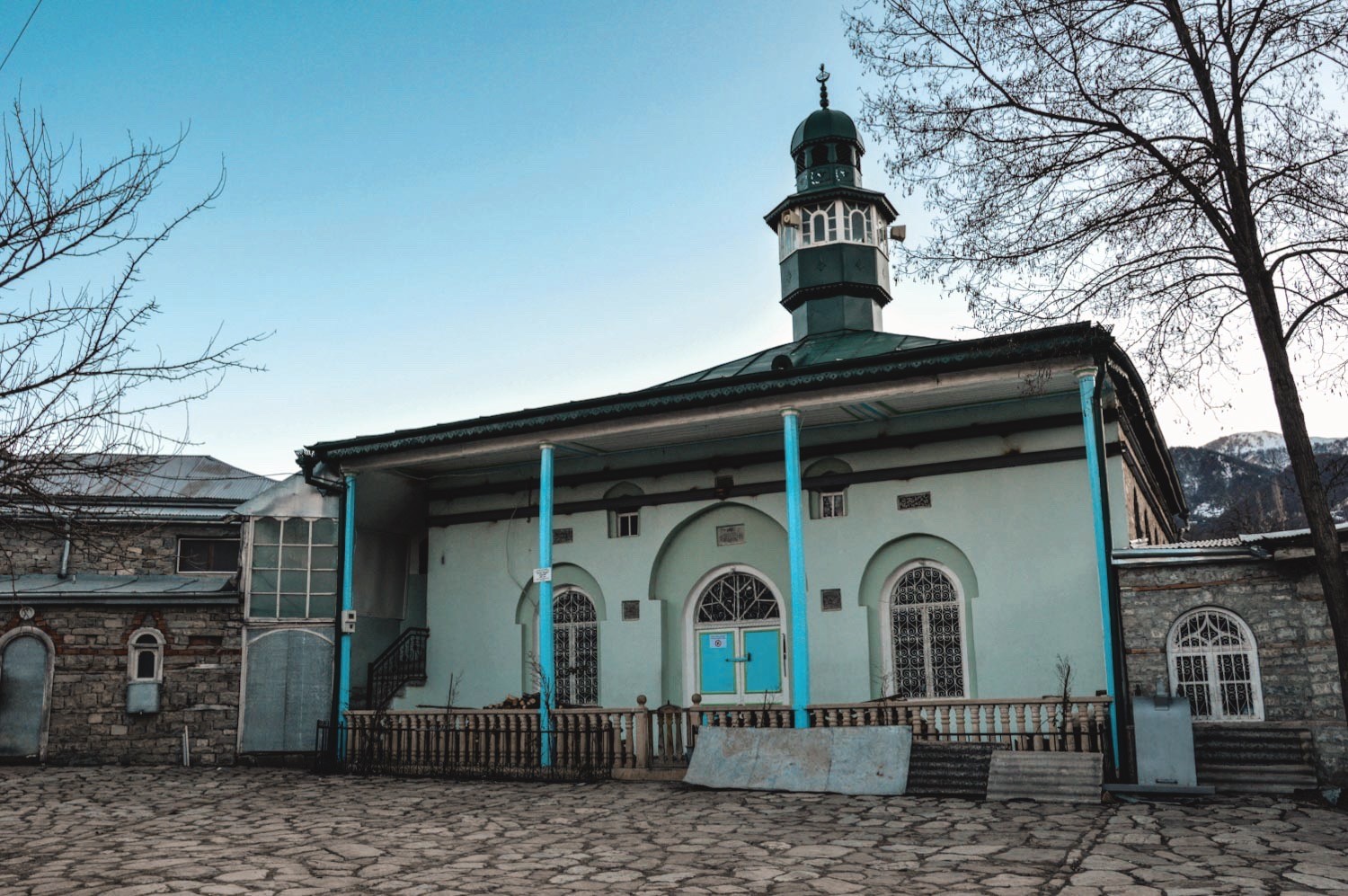 Деревянная мечеть в селе Лагич