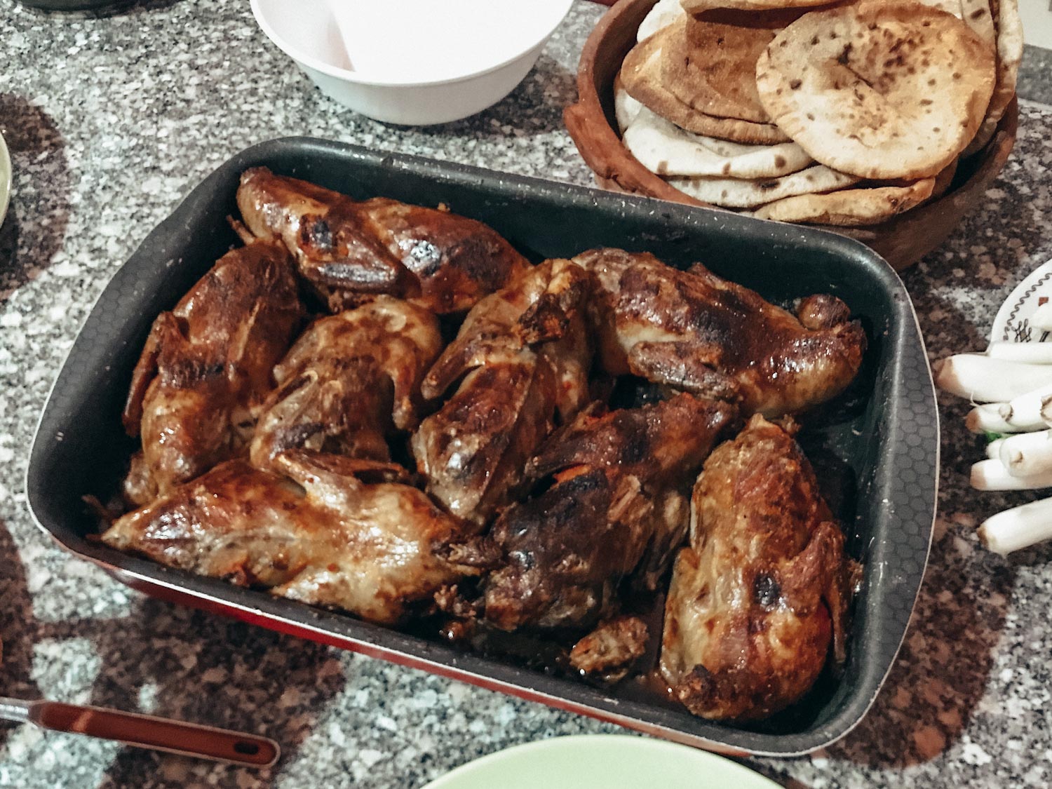 Жареный голубь — египетская кухня
