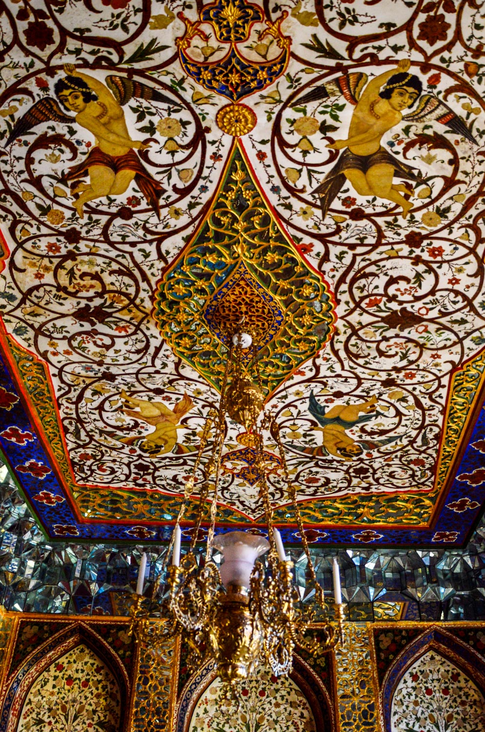 Зимний дворец Шеки — роспись потолка