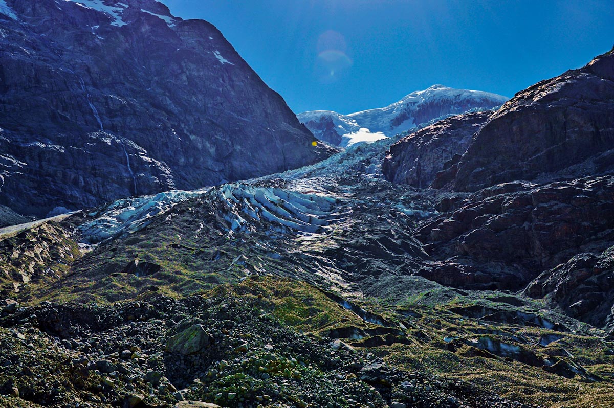 Calluqueo glacier redeemed significantly over years