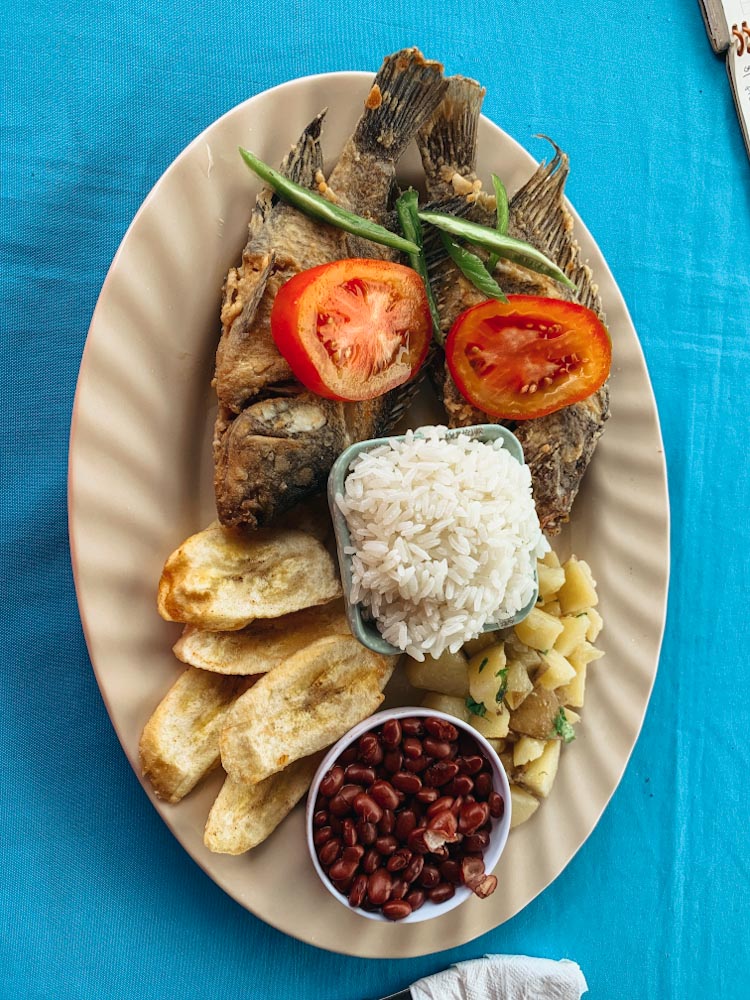 Кухня Никарагуа - Food plate in Nicaragua