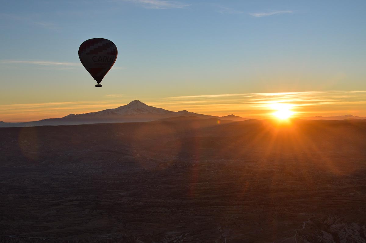 Sunrise Hot air balloon ride in Cappadocia