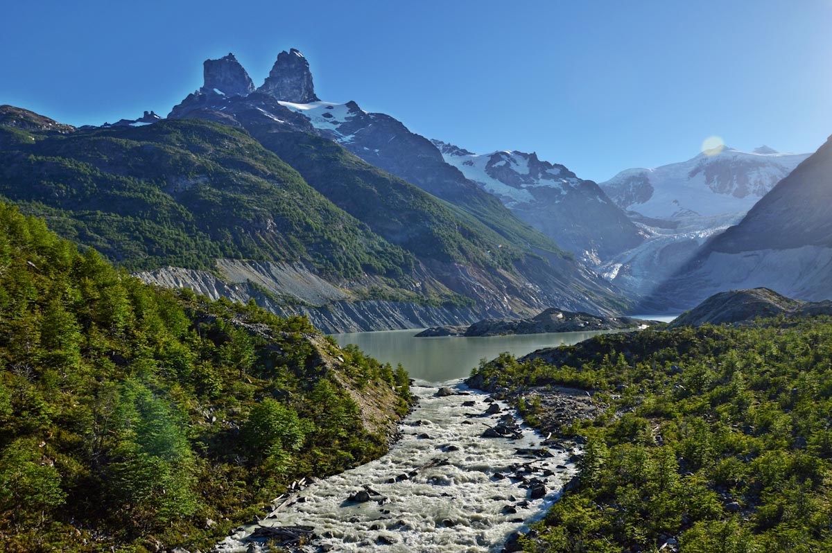 Mount San Lorenzo in Chilean Patagonia