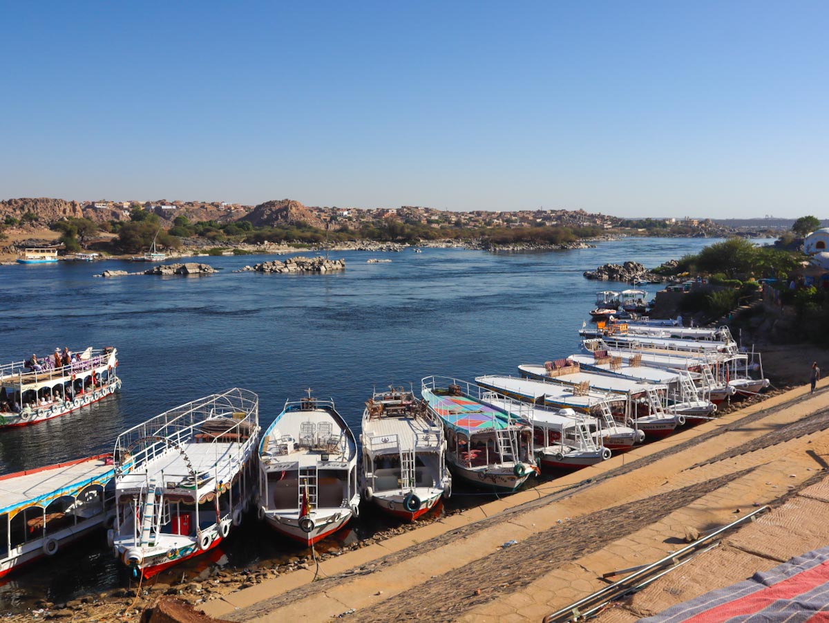 Лодки на реке Нил в Кгипте