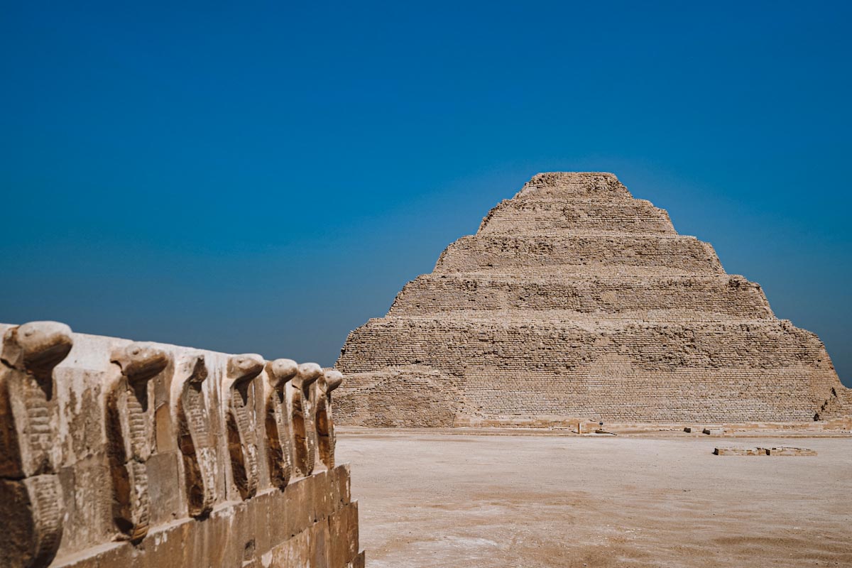 Египетские пирамиды Джосера в Египте