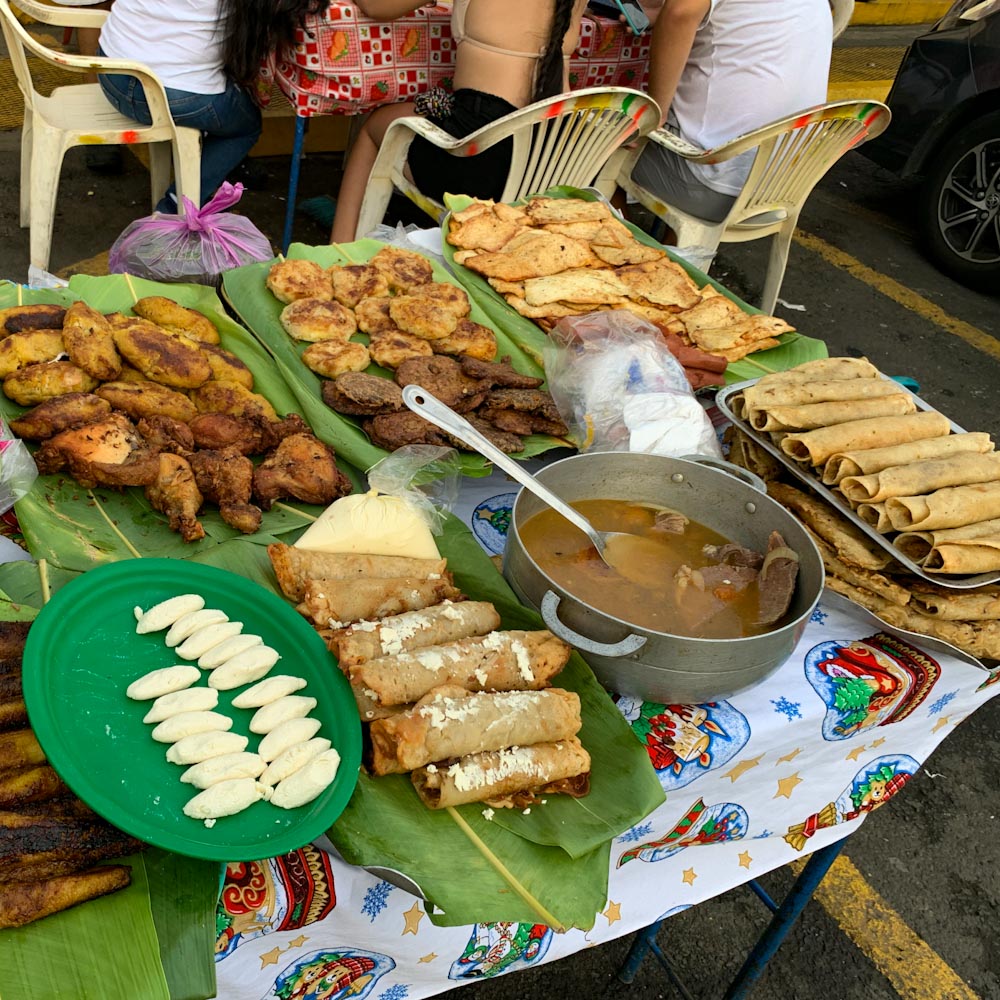 Food in Nicaragua Fritanga