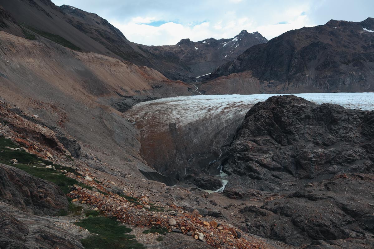 Ледник Glacier at Paso del Viento