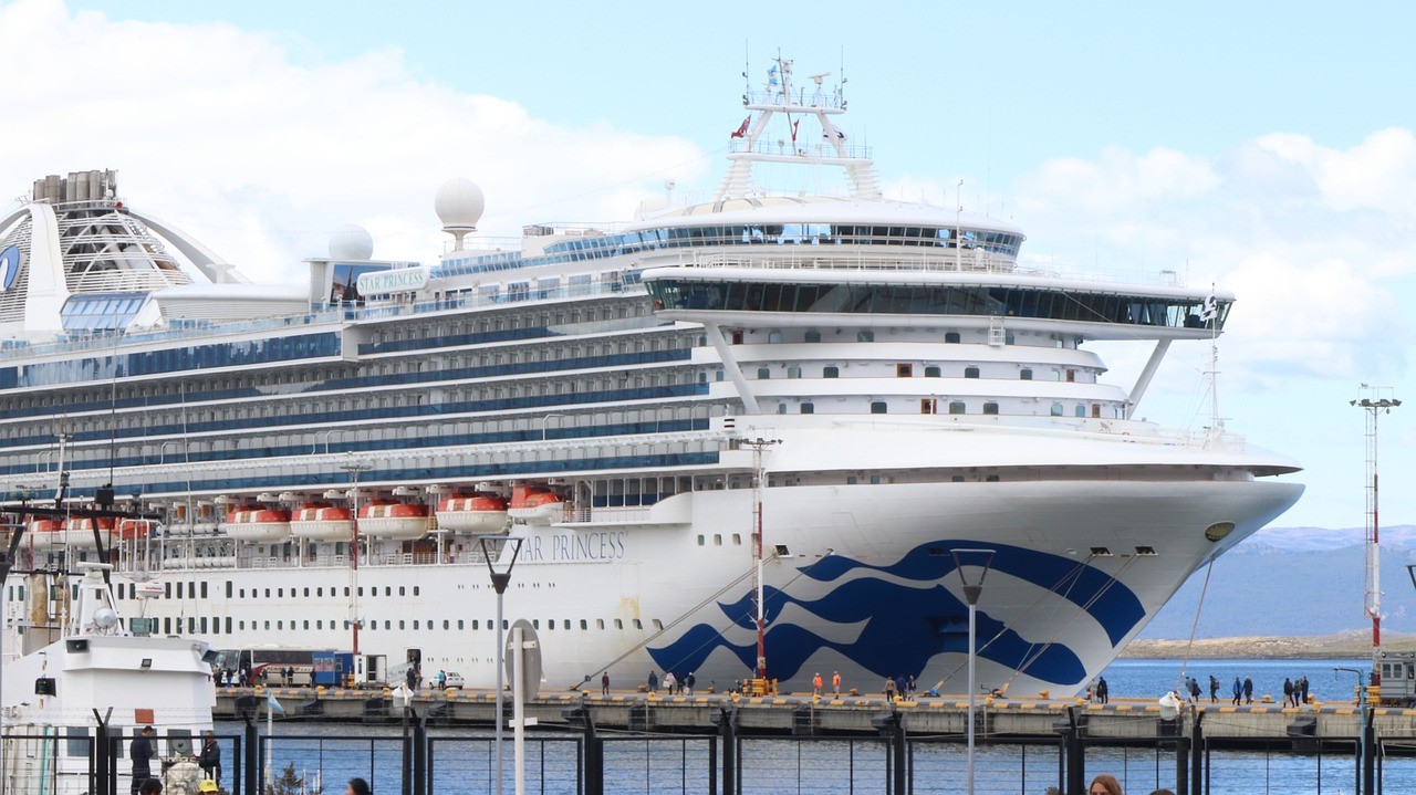 Cruise ship in Ushuaia
