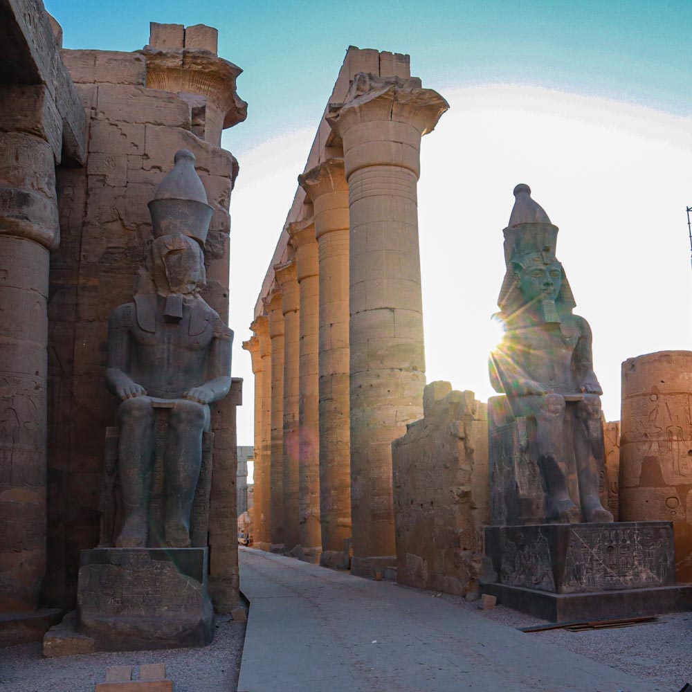 Фотография из храма в Луксоре