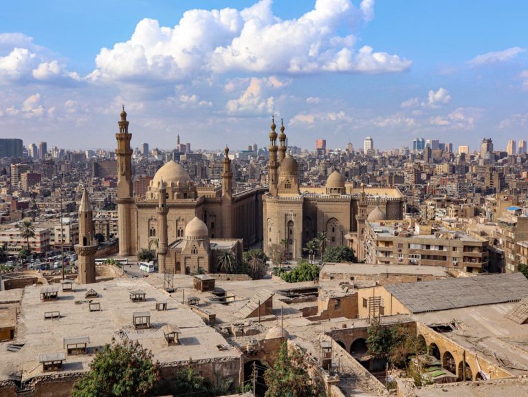 Вид на Каир из цитадели Саладдина