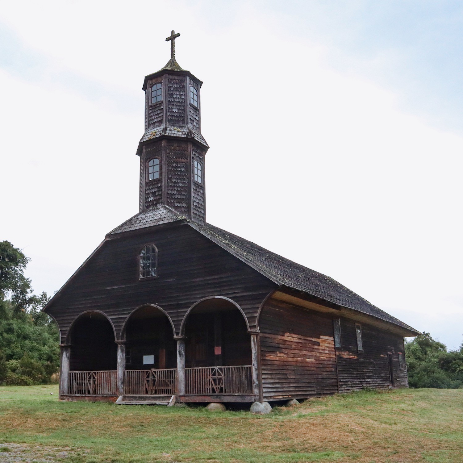 Wooden church on Chiloe island