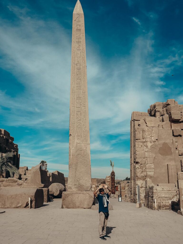 Египетская стелла в Луксоре