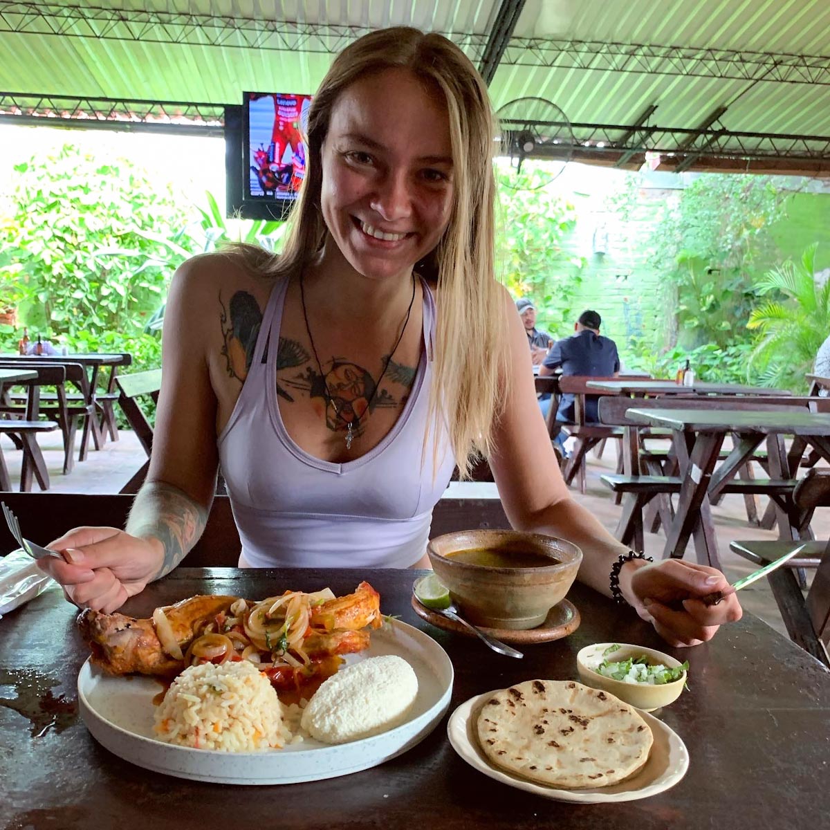 Блюдо из игуаны — Сальвадор