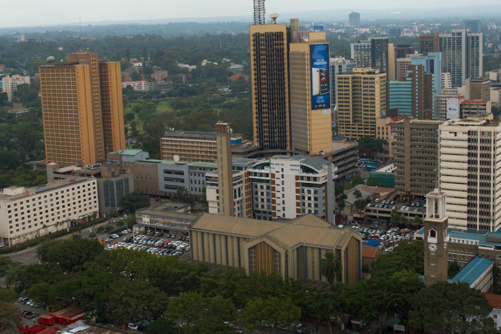 Высокие здания Найроби