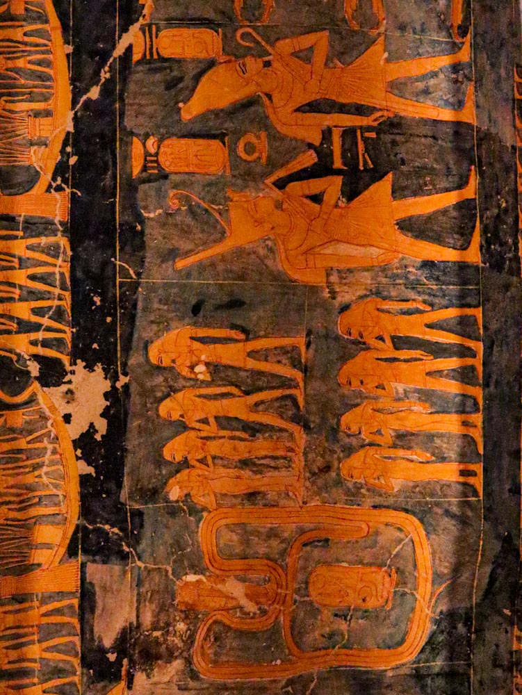 Роспись потолка в могиле фараона