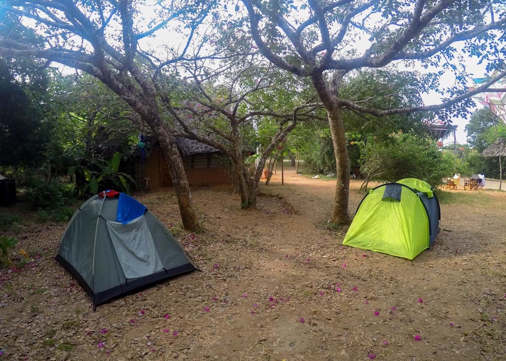 Две палатки в кемпинге в Килифи