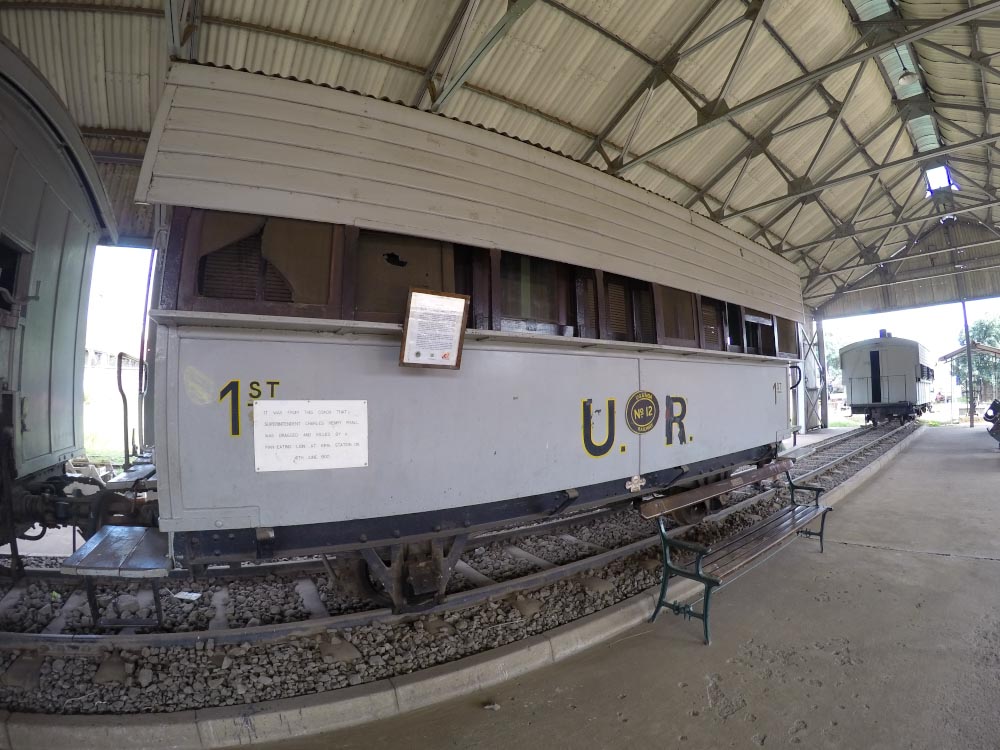 Вагон старинного поезда в Найроби