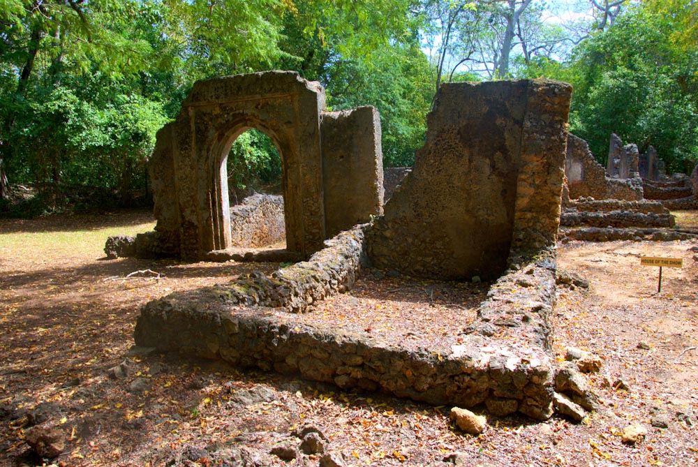 Руины Геде в Кении